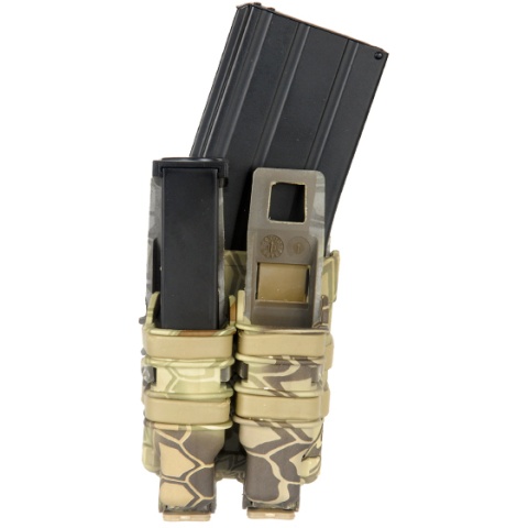 UK Arms Single Rifle/ Double Pistol Quick Detach Pouches - HLD