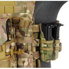 UK Arms Single Rifle/ Double Pistol Quick Detach Pouches - HLD