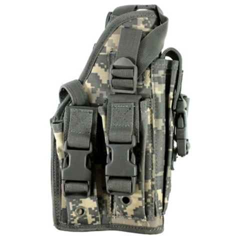 AMA Airsoft Large Frame Drop Leg Airsoft Pistol Holster - ACU