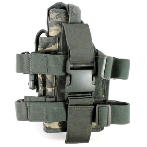 AMA Airsoft Large Frame Drop Leg Airsoft Pistol Holster - ACU