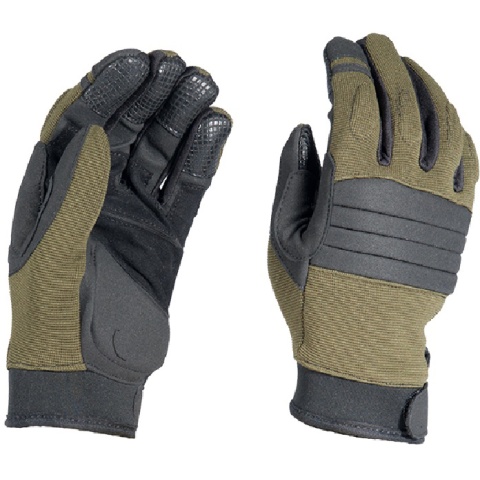 OPS Tactical Airsoft Padded Gloves - SAGE