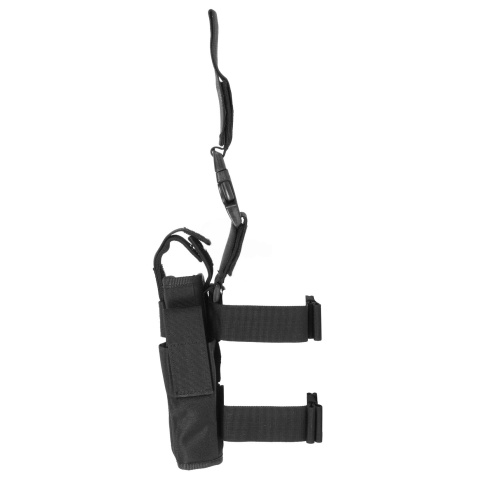AMA Airsoft Universal Drop Leg WrapLock Pistol Holster - BLACK