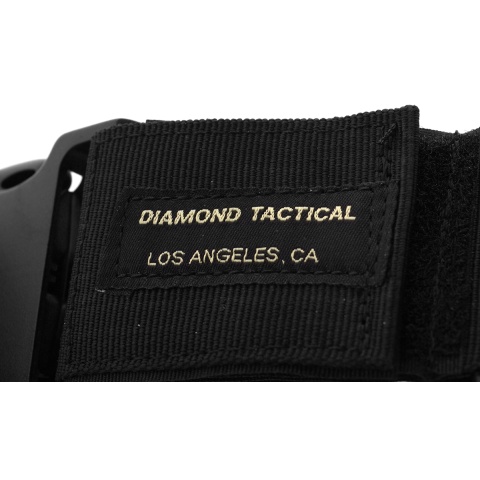 AMA Airsoft Universal Drop Leg WrapLock Pistol Holster - BLACK