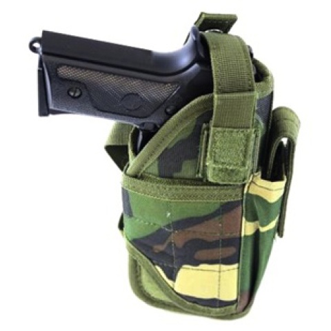 AMA Airsoft Universal Drop Leg WrapLock Pistol Holster - WOOD
