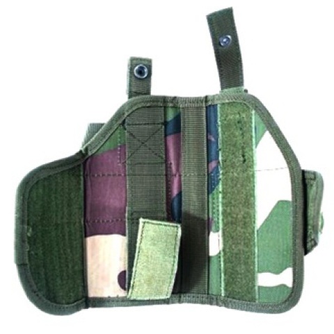 AMA Airsoft Universal Drop Leg WrapLock Pistol Holster - WOOD