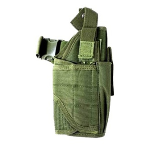 AMA Airsoft Universal Drop Leg WrapLock Pistol Holster - OD