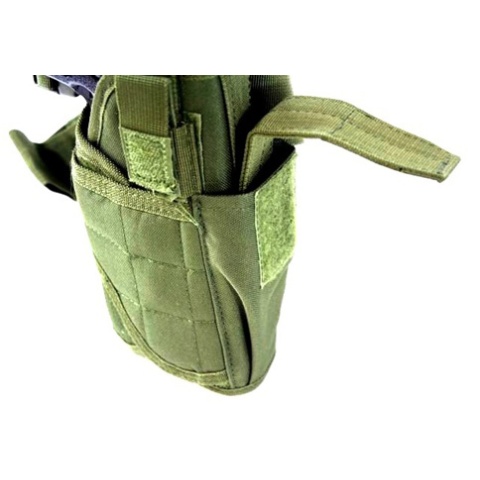AMA Airsoft Universal Drop Leg WrapLock Pistol Holster - OD