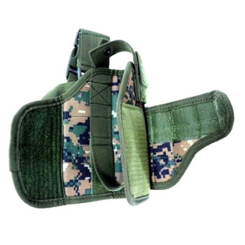 AMA Airsoft Universal Drop Leg WrapLock Pistol Holster - DW