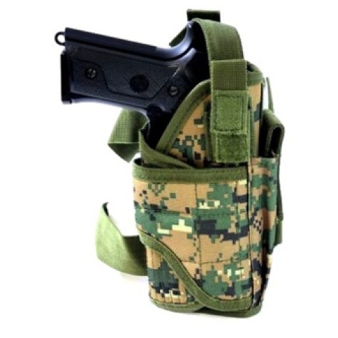 AMA Airsoft Universal Drop Leg WrapLock Pistol Holster - DW