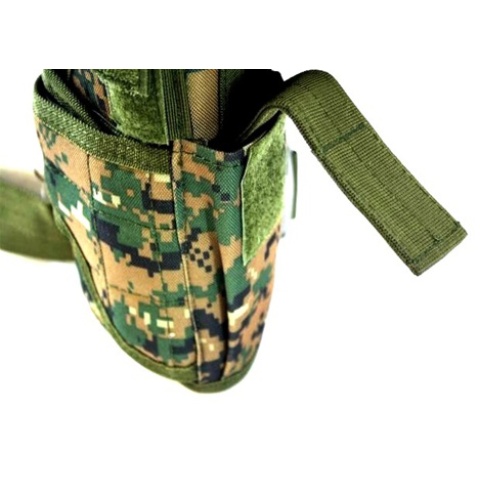AMA Airsoft Universal Drop Leg WrapLock Pistol Holster - DW