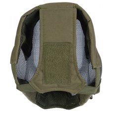 Airsoft V6 Strike Mesh Mask Helmet - OD GREEN