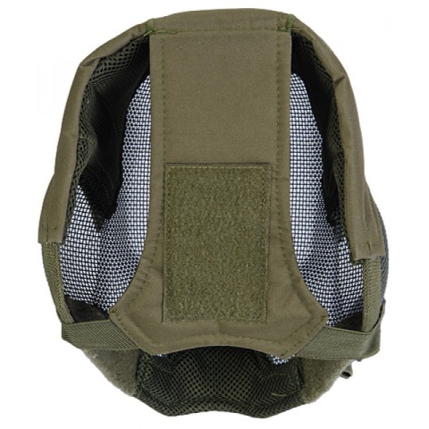 Airsoft V6 Strike Mesh Mask Helmet - OD GREEN