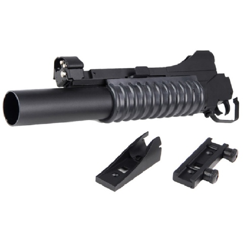 Double Bell M203 Long Type Airsoft Gas Grenade Launcher (Color: Black)