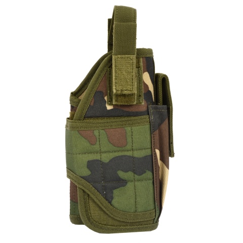 AMA Airsoft Universal WrapLock Pistol Holster - WOODLAND CAMO