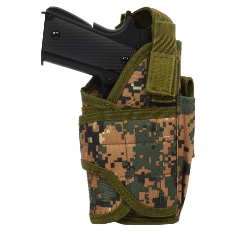 AMA Airsoft Universal WrapLock Pistol Holster - DIGITAL WOODLAND