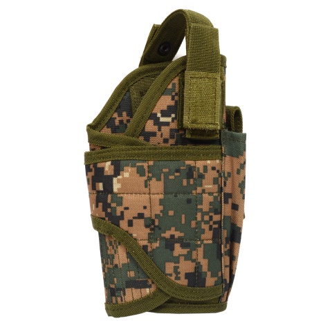 AMA Airsoft Universal WrapLock Pistol Holster - DIGITAL WOODLAND