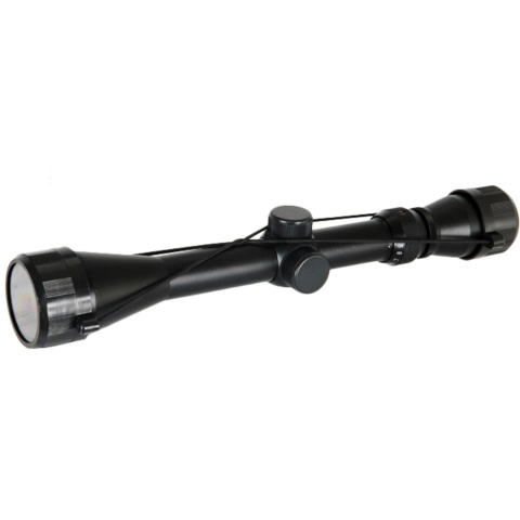 WELL Airsoft MB04 Bolt Action Rifle w/ Scope Adjustable Cheek Rest - BLACK