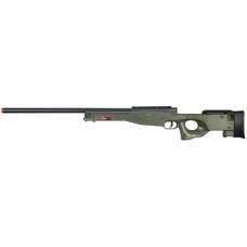 WELL Airsoft L96 AWP Bolt Action Rifle W/ Optic RIS - OD GREEN