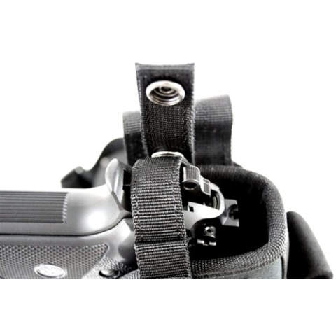 AMA Airsoft Drop Leg M9 / P226 / P229 Pistol Holster - BLACK