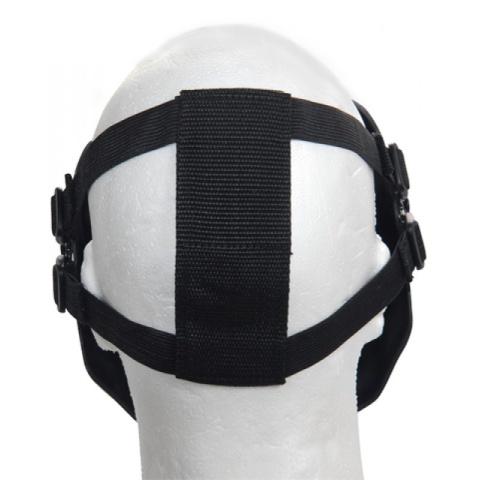 Airsoft Mesh Skull Full Face Mask Gen 2 - BLACK