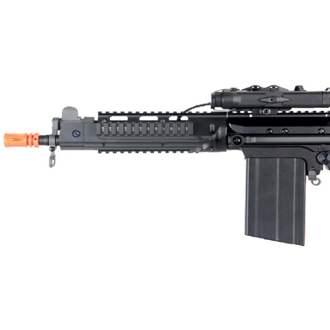 JG Airsoft FAL AEG w/ PEQ Box RIS Folding Stock - BLK