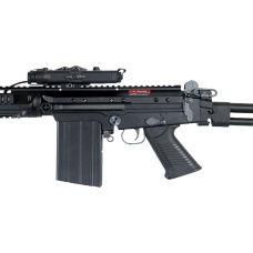 JG Airsoft FAL AEG w/ PEQ Box RIS Folding Stock - BLK