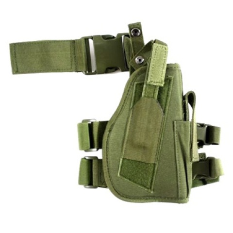 AMA Airsoft Drop Leg M9 / P226 / P229 Pistol Holster - OD GREEN