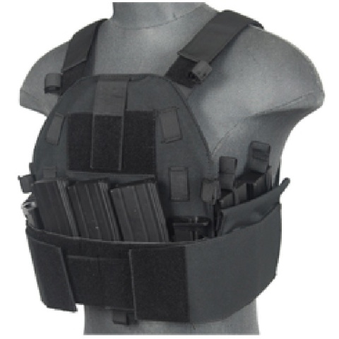 Lancer Tactical Airsoft SLK MOLLE Tactical Vest (Black)