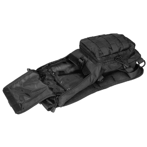 Lancer Tactical Lightweight Airsoft Hydration Pack - BLACK