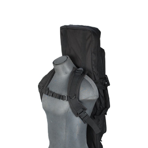 Lancer Tactical Airsoft 36-inch MOLLE Double Rifle Bag - BLACK
