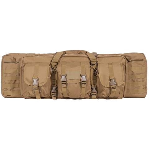 Lancer Tactical Airsoft MOLLE 36-inch Double Gun Bag - TAN