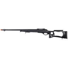 WellFire M70 Airsoft Bolt Action Sniper Rifle w/ Bipod - BLACK
