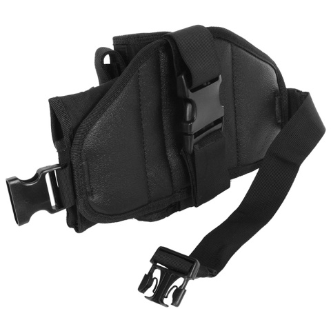 AMA MOLLE Drop Leg Airsoft Pistol Holster - BLACK