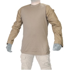 Lancer Tactical Airsoft Long Sleeve Combat Shirt - TAN