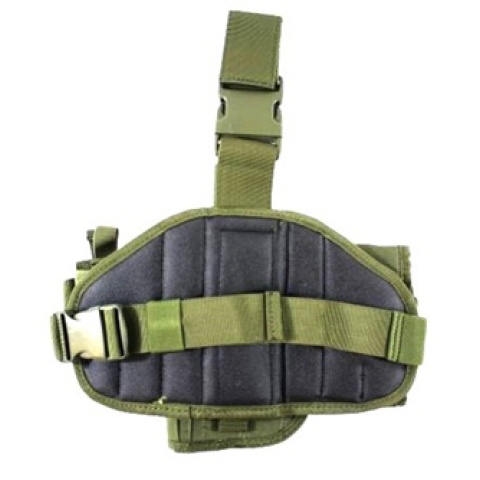 AMA MOLLE Drop Leg Airsoft Pistol Holster - OD GREEN