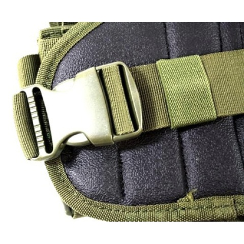 AMA MOLLE Drop Leg Airsoft Pistol Holster - OD GREEN