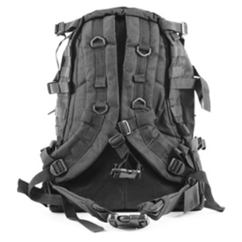Lancer Tactical Megastore Armory MOLLE Backpack - BLACK