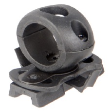 Lancer Tactical Airsoft FAST Helmet 20mm Rail Flashlight Clamp-BLACK