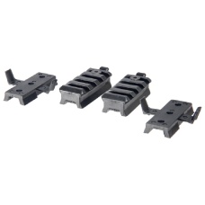 Lancer Tactical Airsoft Helmet Rail Mount Set - BLACK