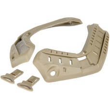 Lancer Tactical Airsoft ARC Rail Set for FAST Helmet - DARK EARTH