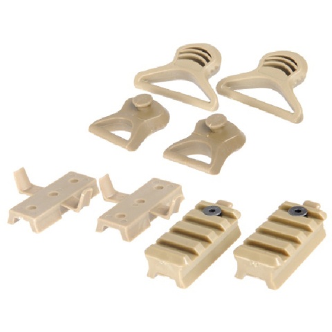 Lancer Tactical Airsoft FAST PJ Type Safety Helmet w/ Mount and Rails