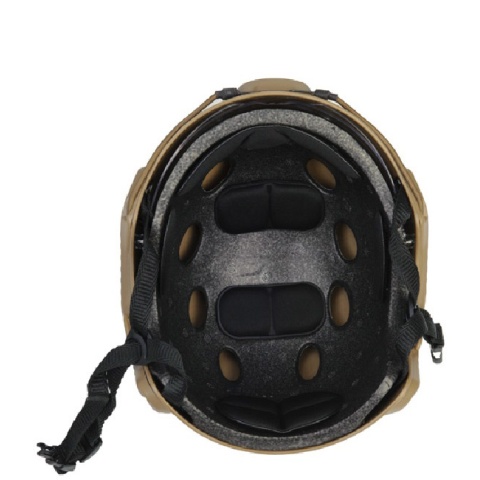 Lancer Tactical Airsoft Basic Ballistic Type Helmet w/ Visor-DE-MED