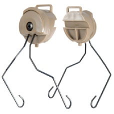 Lancer Tactical Airsoft MSA Headset Helmet Rail Adapter - DARK EARTH