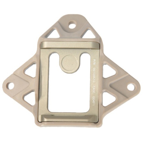 Lancer Tactical Airsoft 3-Hole Universal NVG Shroud - DARK EARTH