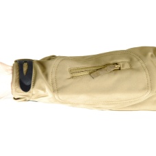 Lancer Tactical Airsoft Soft Shell Jacket w/ Hood - TAN