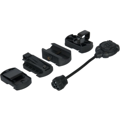 Lancer Tactical Multi-light 3-LED Helmet Light - BLACK