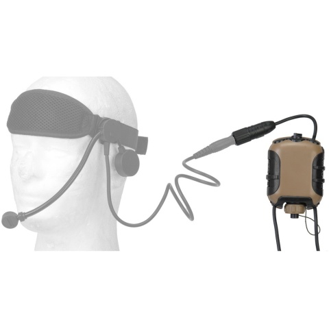 Lancer Tactical Z40PS Classic Push-To-Talk (PTT) - MOTOROLA 2-Pin