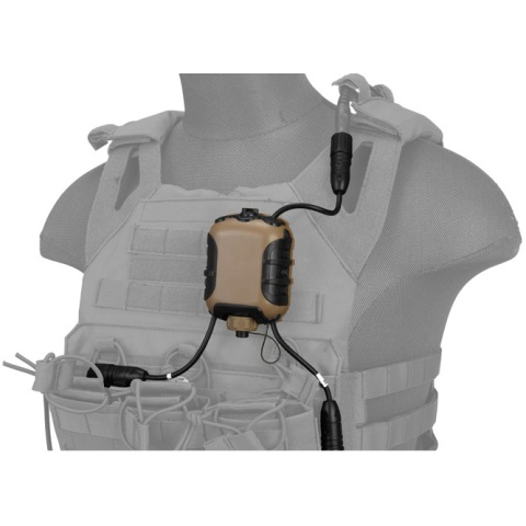 Lancer Tactical Z40PS Classic Push-To-Talk (PTT) - MOTOROLA 2-Pin