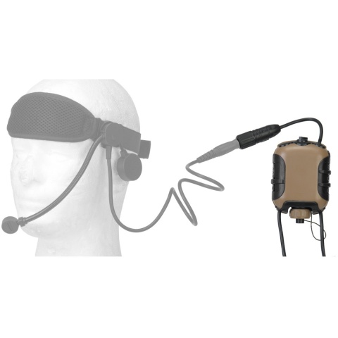 Lancer Tactical Z40PS Classic Push-To-Talk (PTT) - KENWOOD Version