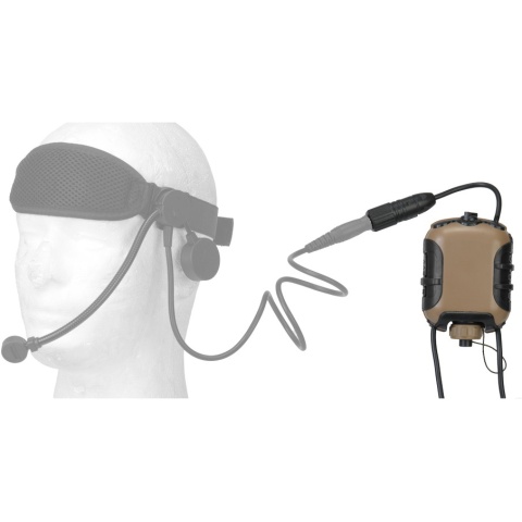 Lancer Tactical Z40PS Classic Push-To-Talk (PTT) Lite Edition - Icom